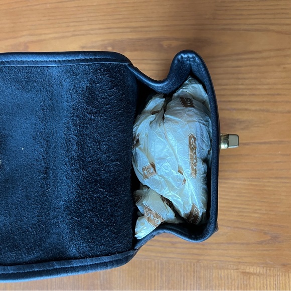 Vintage Black Coach Purse - Picture 4 of 12